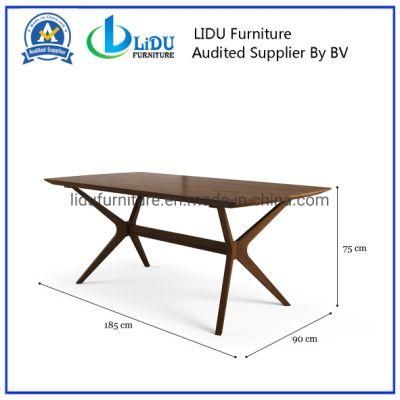 Hot Sale Promotion Wooden Dining Table Designs Large Rectangular Wooden Table Wooden Table Top Dining Set