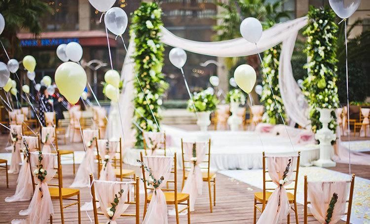 Gorgeous Manufacturer Tiffany Party Banquet Fixed Armless Wedding Chiavari Chair
