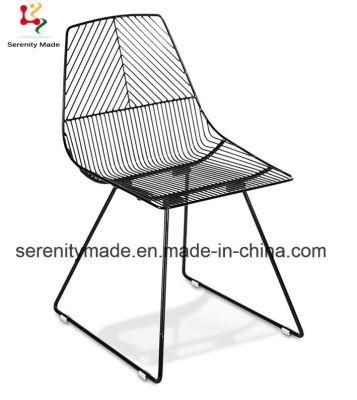 Wholesale Modern Metal Wire Chair Outdoor Restaurant Stacking Chair