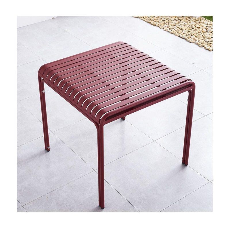 Stylish Aluminum Outdoor Modern Europe Garden Furniture Dining Table