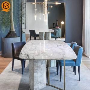 Environmental Artificial Stone Home Furniture Dining Table for Sale