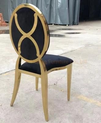 Modern Design Dining Chairs Gold Chrome Cheap Home Furniture PU Leather Dining Room Chairs Steel Legs Colorful Fabric Dining Chairs