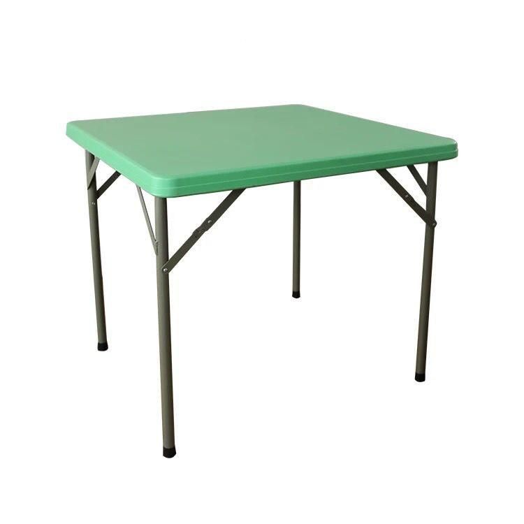 Wholesale Metal Leg Hotel Picnic Dining Multifunction Reastaurant Folding Table