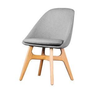 Nordic Modern Design Fabrics Upholstered Dining Chair