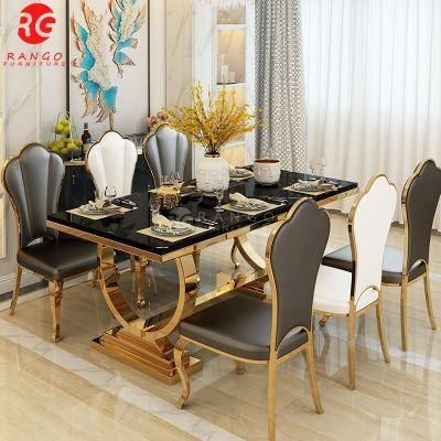 Dining Room Sets Luxury Italian Furniture Table Cafe Furniture Dining Tables Set with 12 Chairs