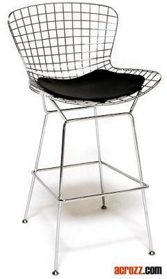 Replica Knoll Modern Furniture Chrome High Chair Counter Bar Chair Stool