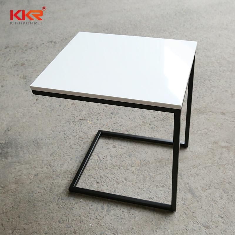 Bedroom Furniture Coffee End Table Solid Surface Stone Side Table