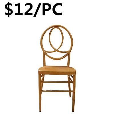 Modern Unfold Stackable Back Comfortable Metal Furniture Chiavari Chair Wholesale