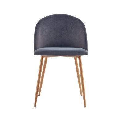 European Design Luxury Dining Room Furniture Chesterfield Upholstered Tufted Velvet Dining Chair