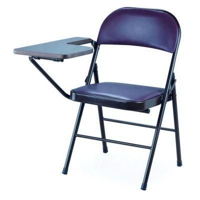 Most Popular School Office Furniture Classroom Student Chair Folding with Writing Table