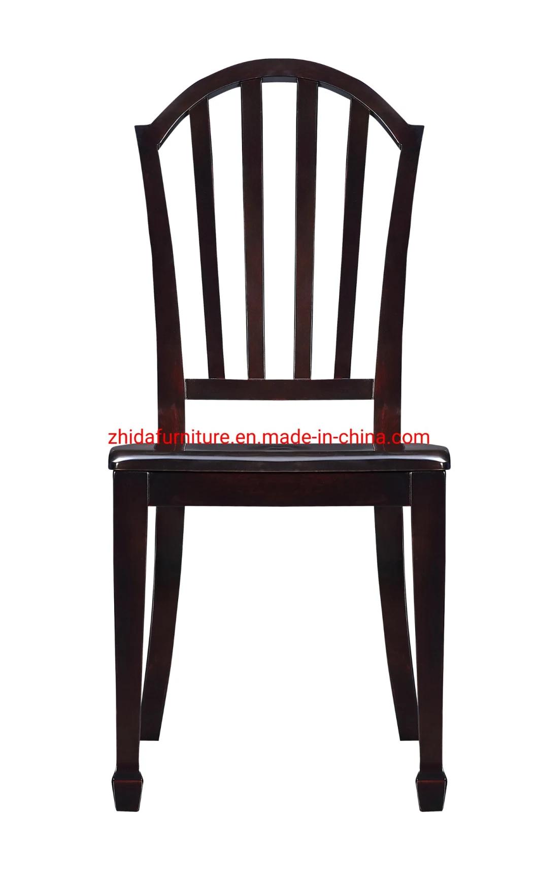 Modern Solid Wood Dining Chair Without Armrest for Home Furniture