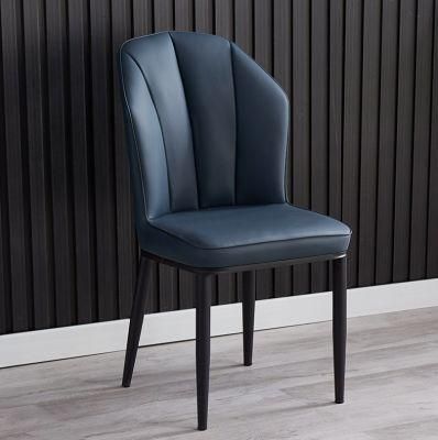 Dining Room Furniture Restaurant Design PU Leather Luxury Dining Chair Modern