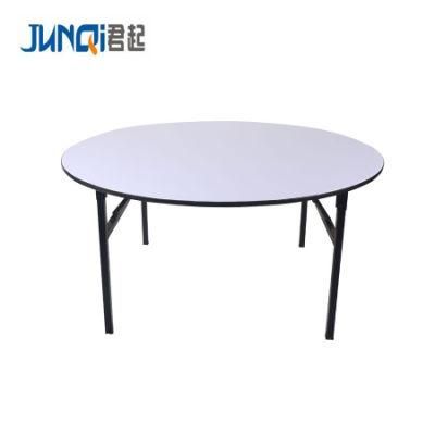 Movable Wheels Design Rectangular-Half Folding Table for Conference Meeting Room