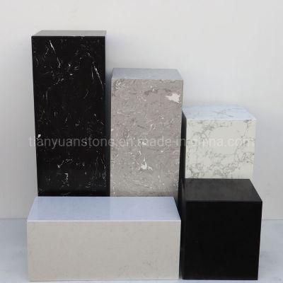 Display Design Ideas Marble Pedestal Stand Display