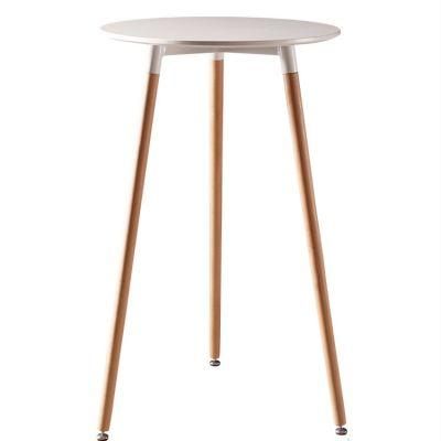 Wholesale Home Furniture Modern Wood Round High Bar Table