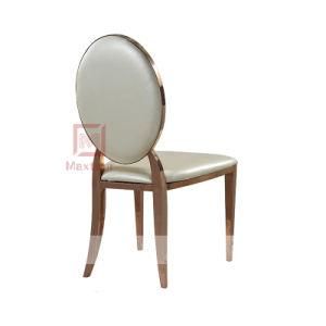 Hot Selling Home Hotel Banquet Stainless Steel Wedding Dining Chair