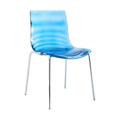 Fiber Chair Plastic Polycarbonate Restaurant Clear PC Seat