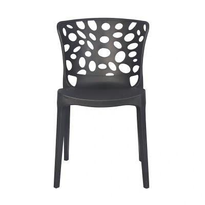 Minimalist Modern Stackable Outdoor Plastic Arm Chair