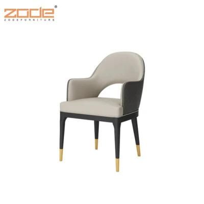 Zode Modern Home/Living Room/Office Dining Chair Fabric Armchair Tub Conference Chair with PU Leather