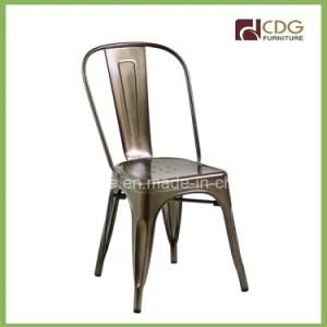618-St Luxurious Antique Gunmetal Chair with Special Floor Protectors