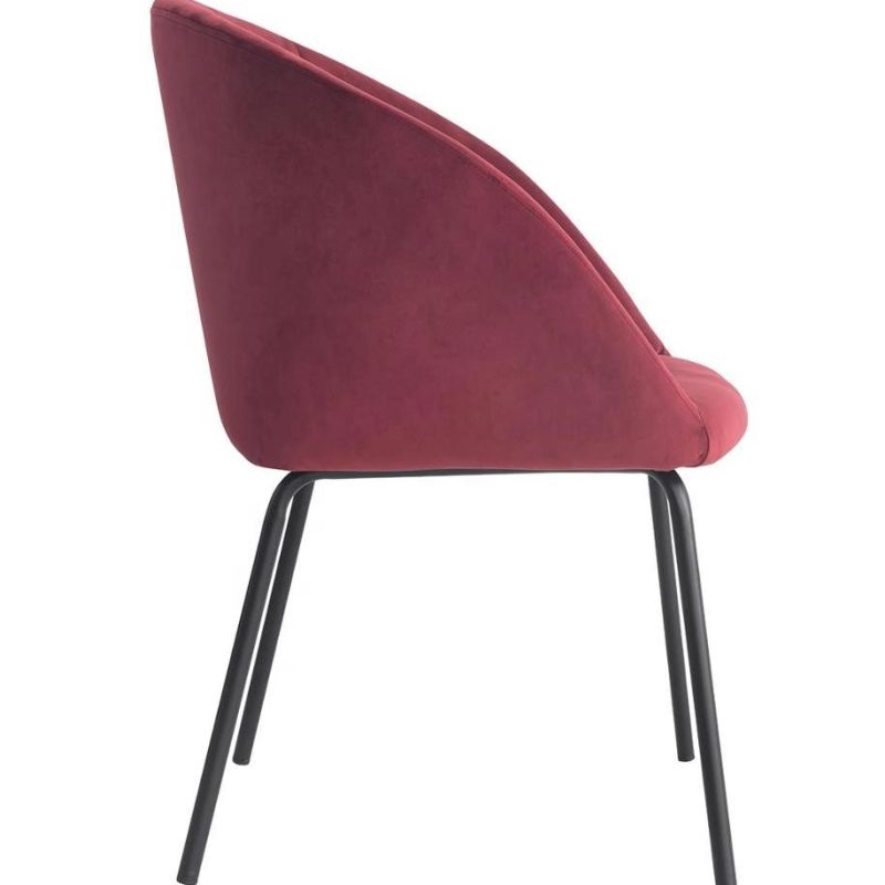 Chair Design Chair Metal Vintage Fabric Velvet Metal No Armchair Dining Chair