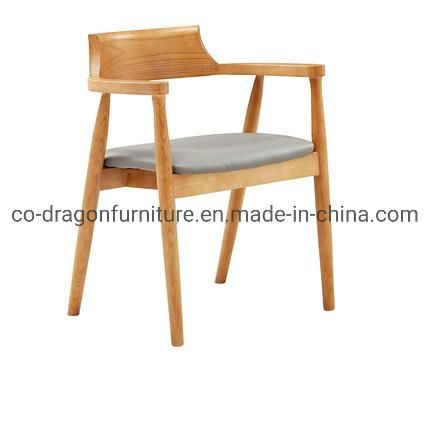 New Design Wholesale Home Furniture Wooden Dining Chair with Arm