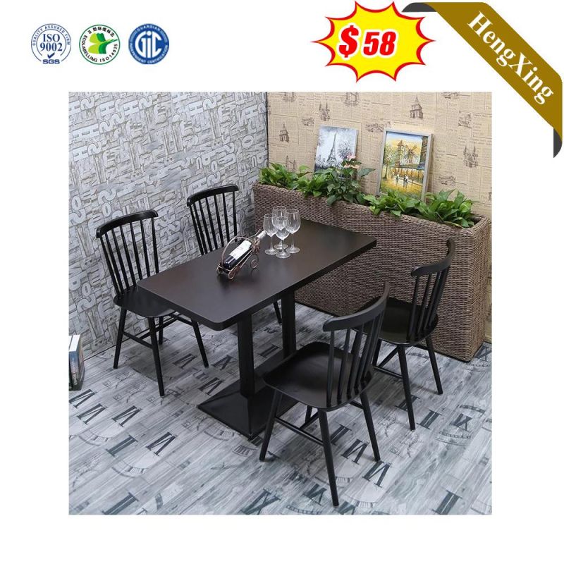 Hot Sell Wooden Melamine MDF Restaurant Home Furniture Dining Table Sets