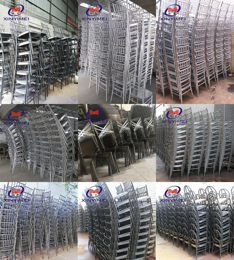 Self-Designed New Style Wedding Hotel Reataurant Furniture Round Back Aluminum Chiavari Chair