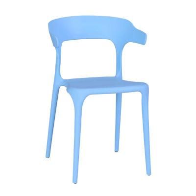 Hot Sale China Colorful Nordic New Design Leisure Armrest PP Plastic Cafe Dining Chairs