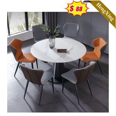 Simple Restaurant Dining Hotel Banquet Wedding Event Furniture Round Table with Marble Top