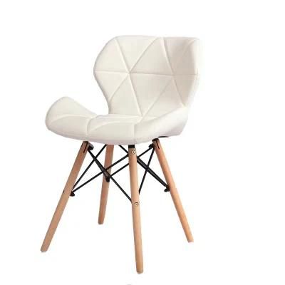 Chair Dining Chair Modern PP Chair Wooden Legs Wholesale Dining Plastic Chair