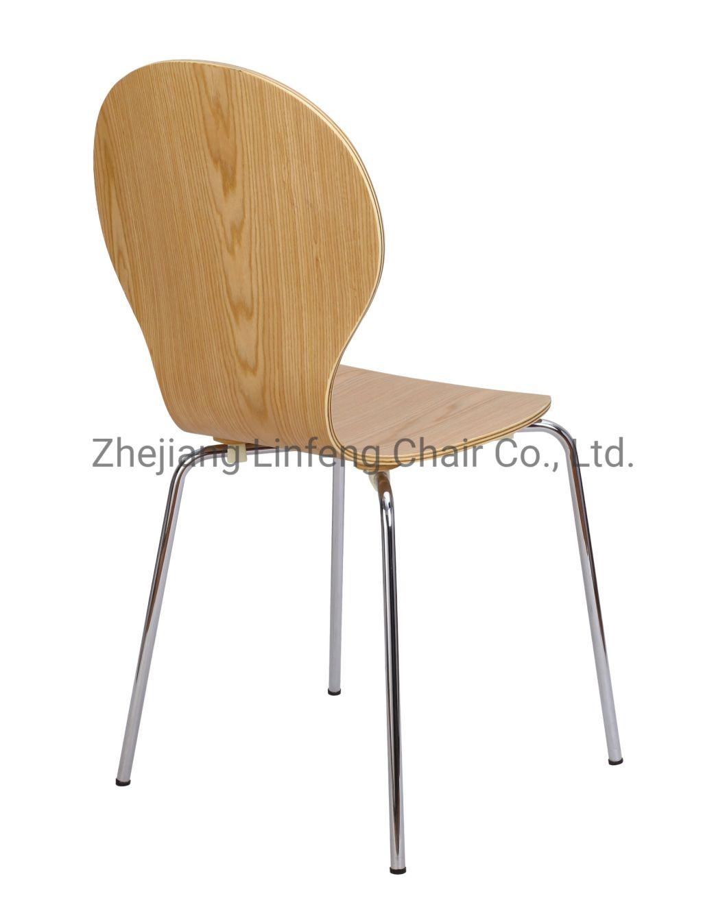 Solid Wood Cafe Restaurant Furniture Plywood Dining Chair for Sale