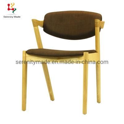 Simple Design with Fabric Upholstered Modern Restaurant Dining Chair