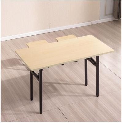 Heavy Duty Writing Desk for Small Spaces and Small Folding Table Computer Table Desk No Assembly Sturdy Dining Table