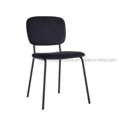 Furniture Modern Design Restaurant Velvet Leisure Fabric Dining Room Chair Dining Chair