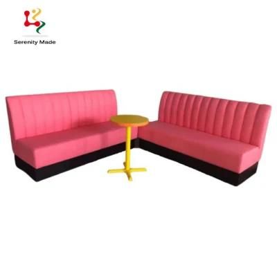 Customized Fabric Size Modern Booth Seating Sofa