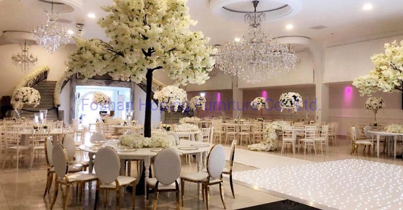 Luxury Event Furniture Royal Crown for Event Wedding Use Resin PC Iron Aluminum Metal Clear Silla Tiffany Transparent White Gold Chiavari Napoleon Chair