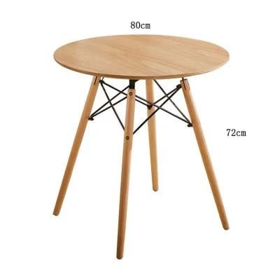 2021 China Supplier Modern Round Wooden Dining Table Designer