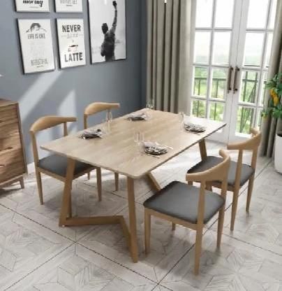 Dining Chair Home Furniture American Hotel Seat Cushion Stainless Steel Leg Sillas Comedor Modern Dining Room Chairs