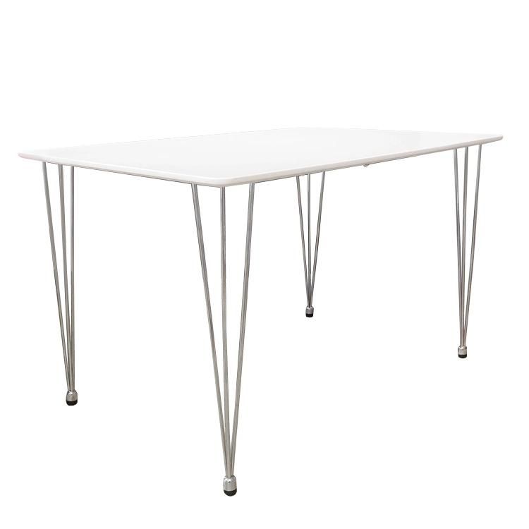 Home Furniture Dining Room Furniture Malaysian MDF Wood Dining Table Sets Chair Wooden Modern Furniture House