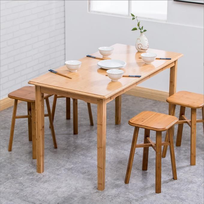 Nanzhu Rectangular Table Simple Household Long Dining Table