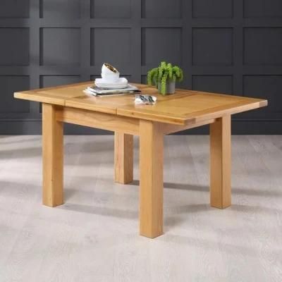 Seats 4 to 6 Oak Small Extension Dining Table
