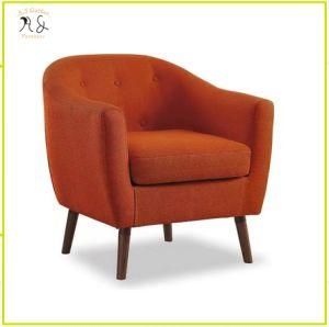 Customize Fashion Sofa Armchair Fabric Velvet Lounge Sofa Chair Modern Upholstered Tufted Armchair