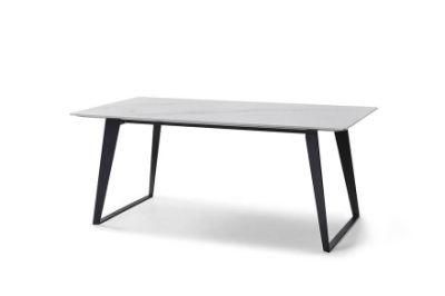 Affordable Sintered Stone Modern Dining Table for 6