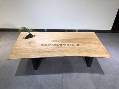Custom Size Live Edge Walnut Solid Wood Table Top /Walnut Butcher Block Top /Epoxy Resin River Table/ Natural Wood Table / Countertop/ Entryway Table