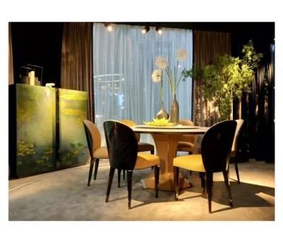 Top-Level High-End Low-Key Light Luxury Restaurant Dining Furniture Matching Table and Chairs Series