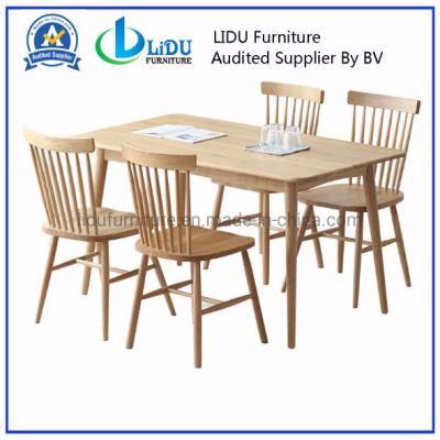 Home Solid Wood Table with Chairs/Dining Room Set/Colors Dining Table 2019