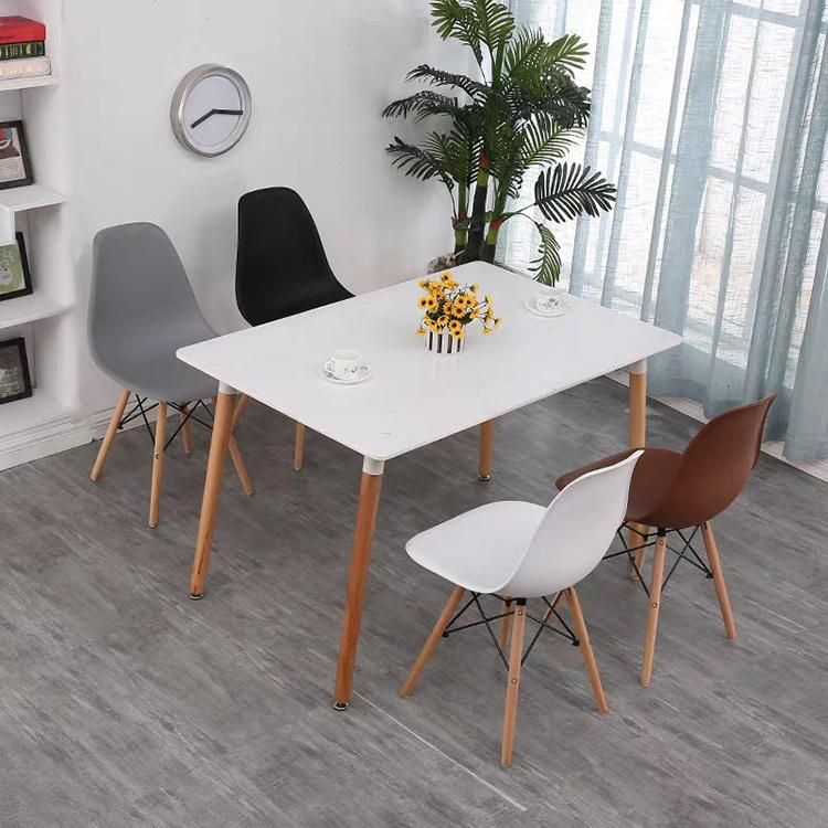 Nordic Dining Room Tables Rectangular 120*80*75cm Table MDF