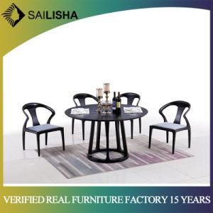 Round Dining Table Set Kitchen Furniture Solid Wood Table and Chairs Sets Diningroom Table and Chairs for 4 Person