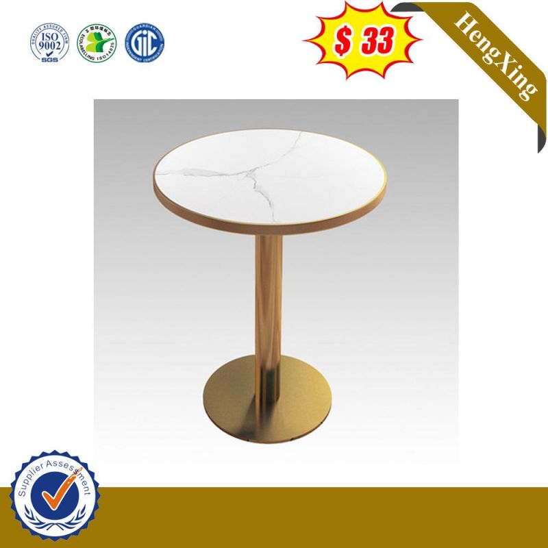 Mable Small Size Round Table Design Fashion Office Dining Coffee Melamine Table
